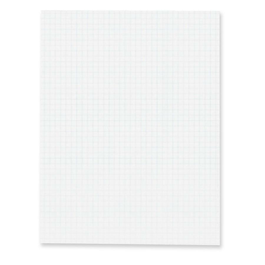 Quad Ruled Figuring Pad - 8 3/8" x 10 7/8" - Pack of 5