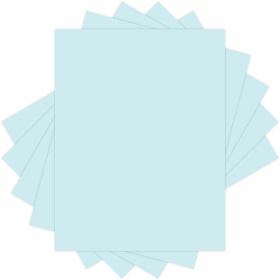 Vellum Bristol Cover Paper - 8.5" x 11" - Blue - 250 Sheets
