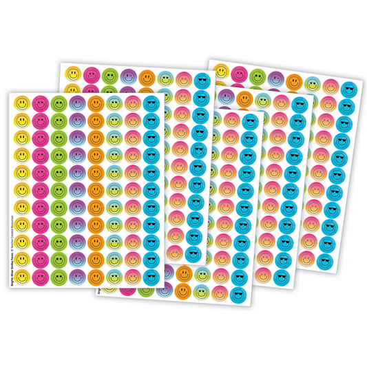 Brights 4Ever Smiley Faces Mini Stickers Value Pack