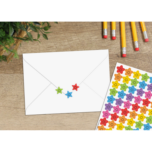 Colorful Star Smiles Mini Stickers Value Pack