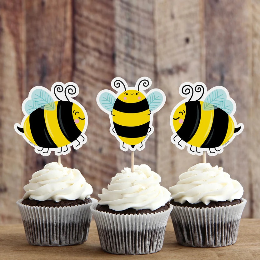 Bees 3" Designer Cut-Outs - 36 Pieces