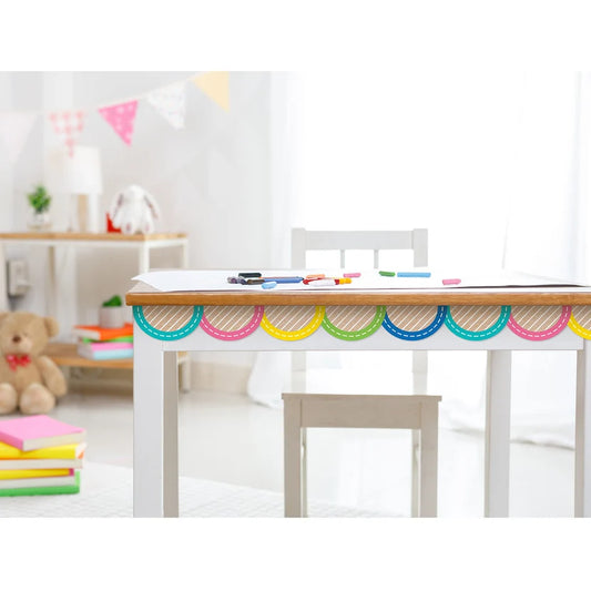 Krafty Pop Colourful Kraft Jumbo Scallops EZ Border Trimmers - 24"