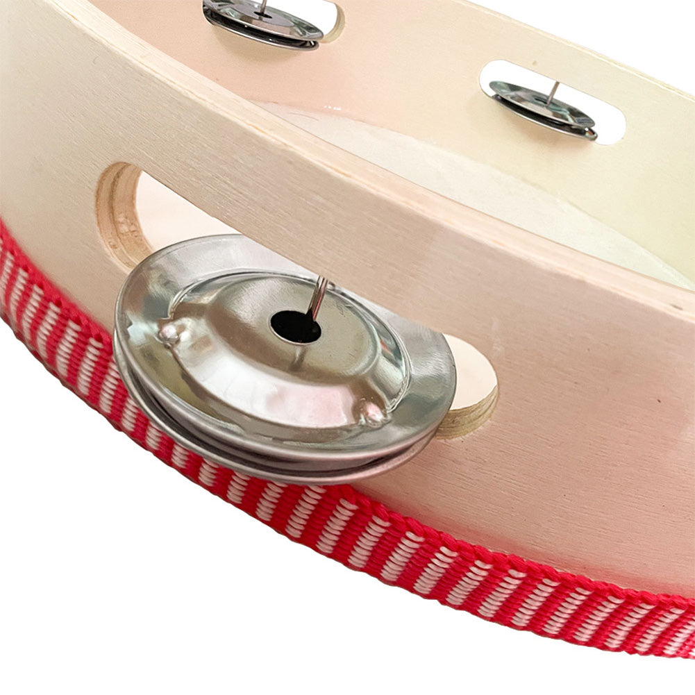 Wood Tambourine 8"
