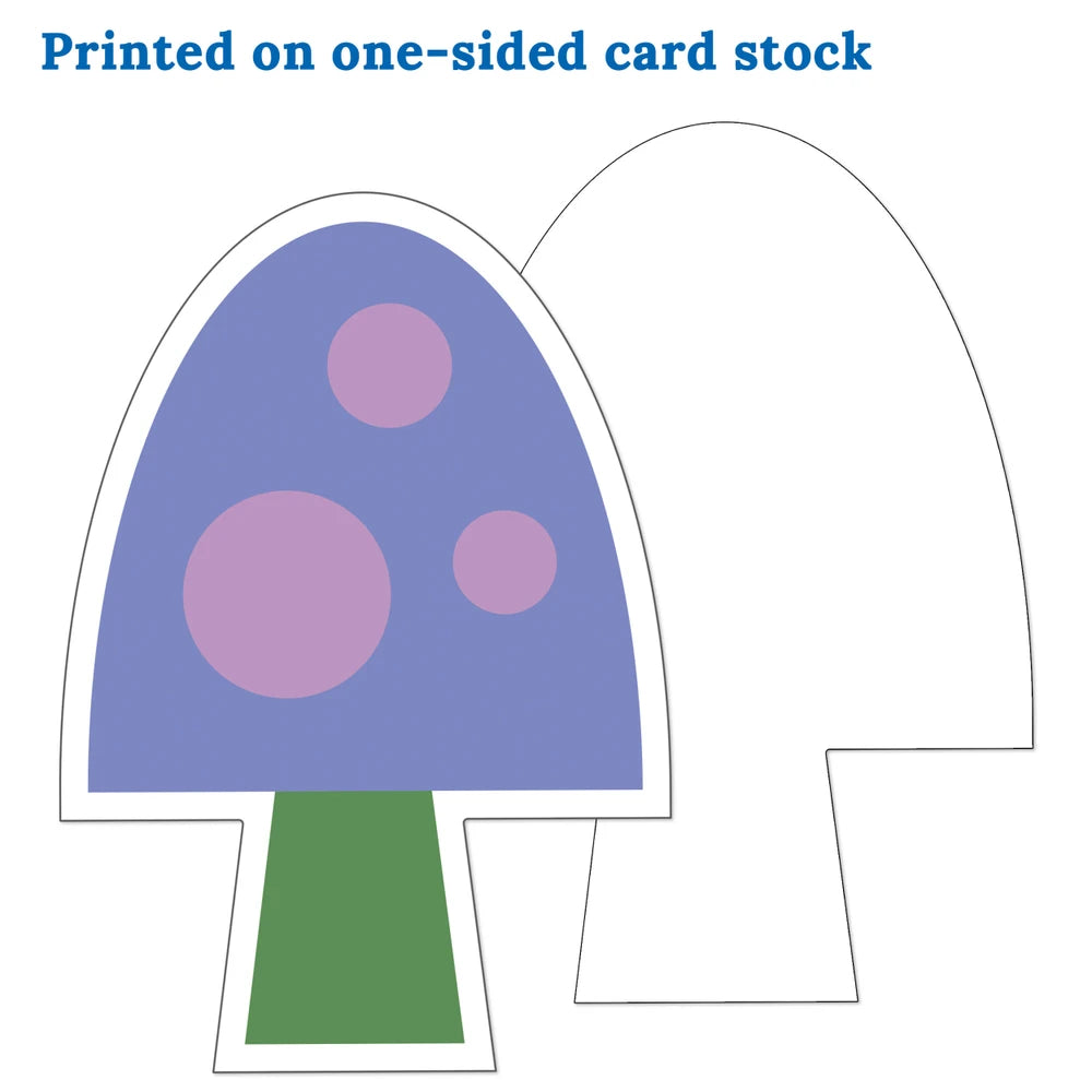 Mushroom Cut-Outs - 36 Pieces