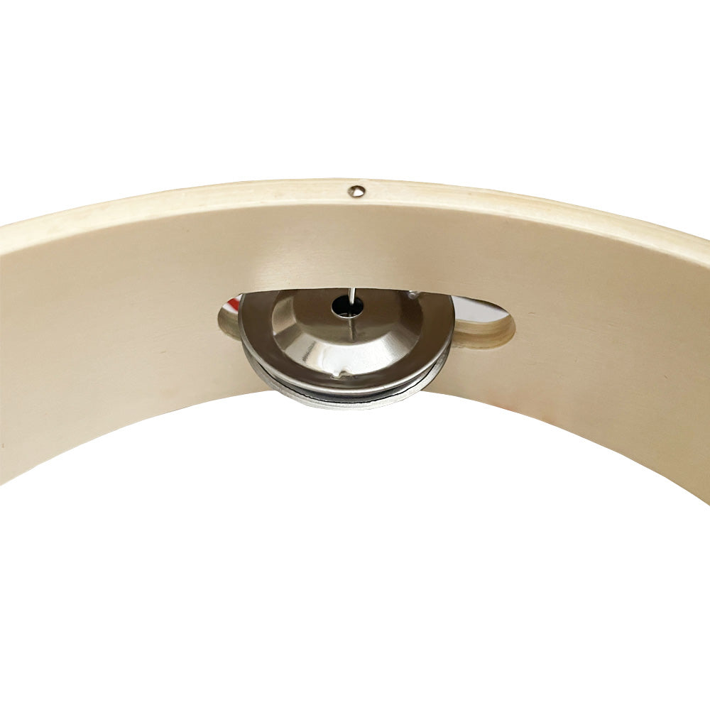 Headless Wooden Tambourine 8"