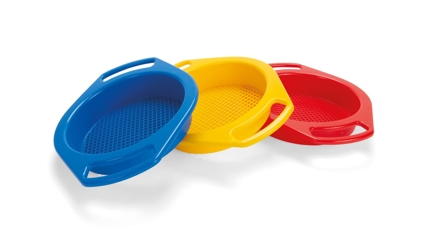 Sieve With Hand Grips - Assorted Colours