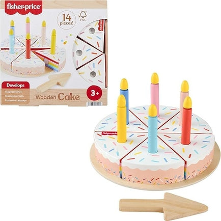 Wooden Birthday Cake