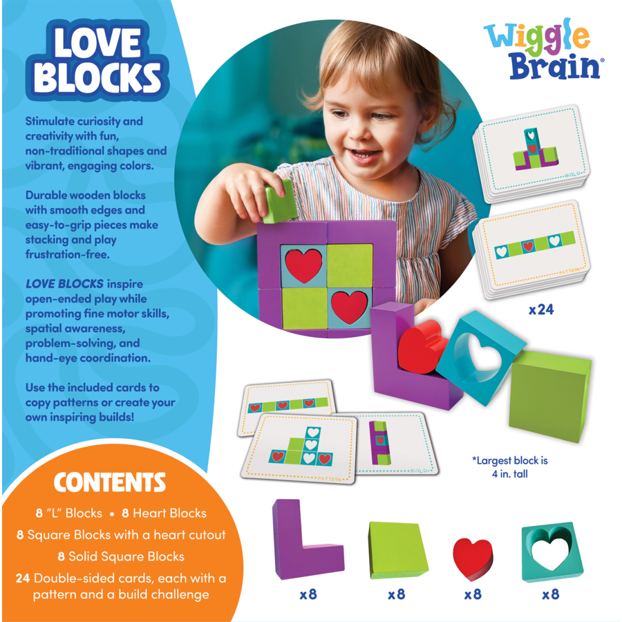 Wiggle Brain Love Blocks