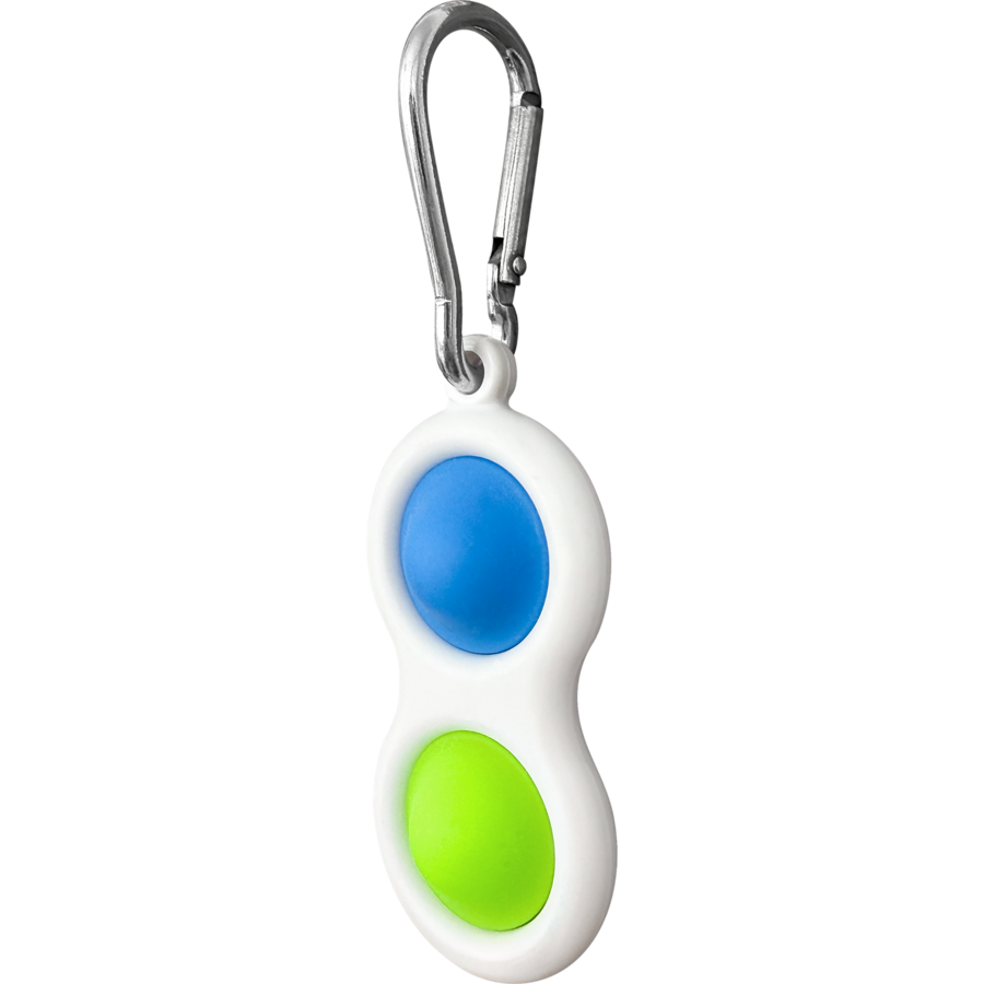 Fidget Popper Keychain - Blue/Green