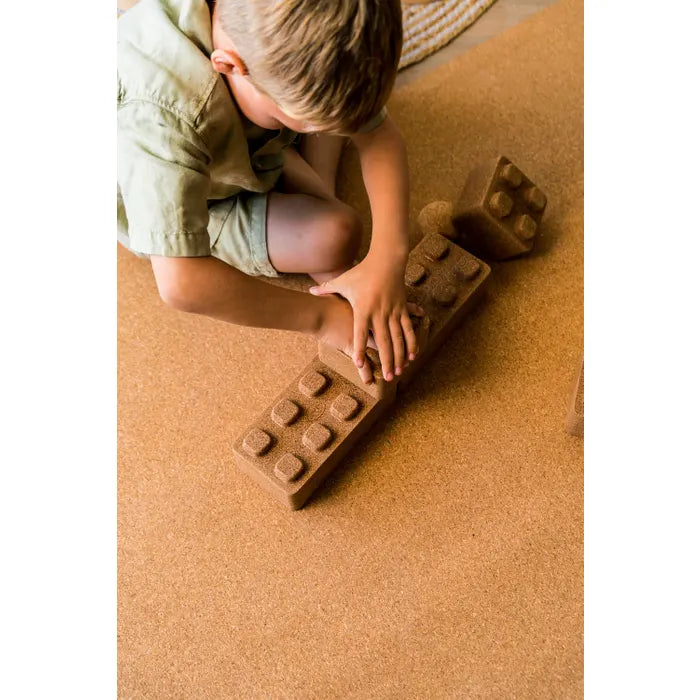 Soft Cork Blocks - 10 Large + 12 Small