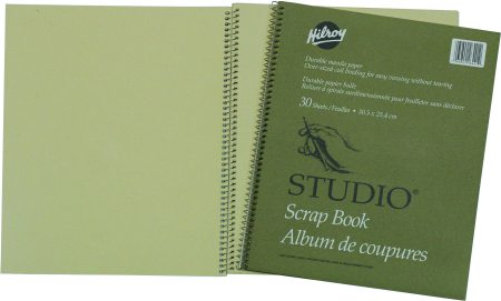 Studio Scrapbook - Manila Paper - 12" x 10" - 30 Sheets