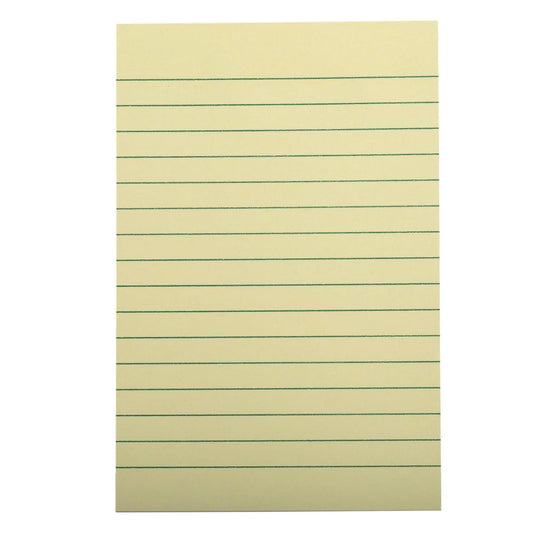 Ruled Sticky Notes - 4" x 6" - 80 Sheets