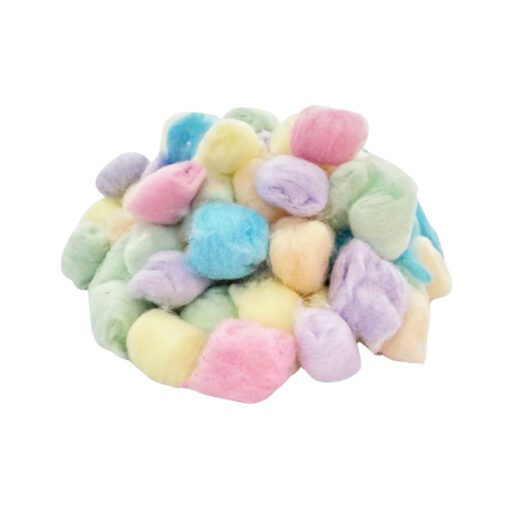 Assorted Pastel Color Craft Fluffs - 200/Bag