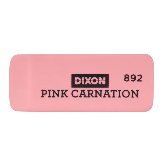 Pink Carnation Wedge Erasers - Pack of 36