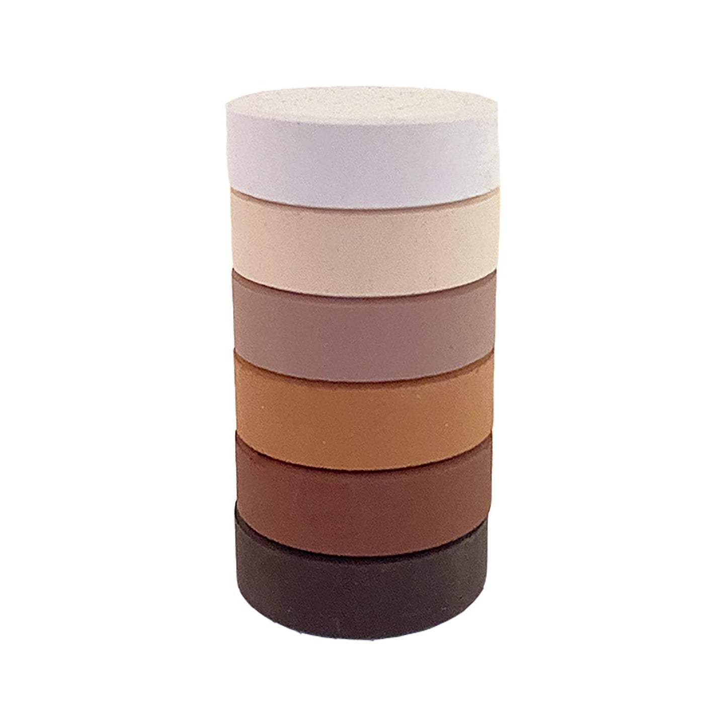 Assorted Multicultural Colour Tempera Paint Blocks - Pack Of 6