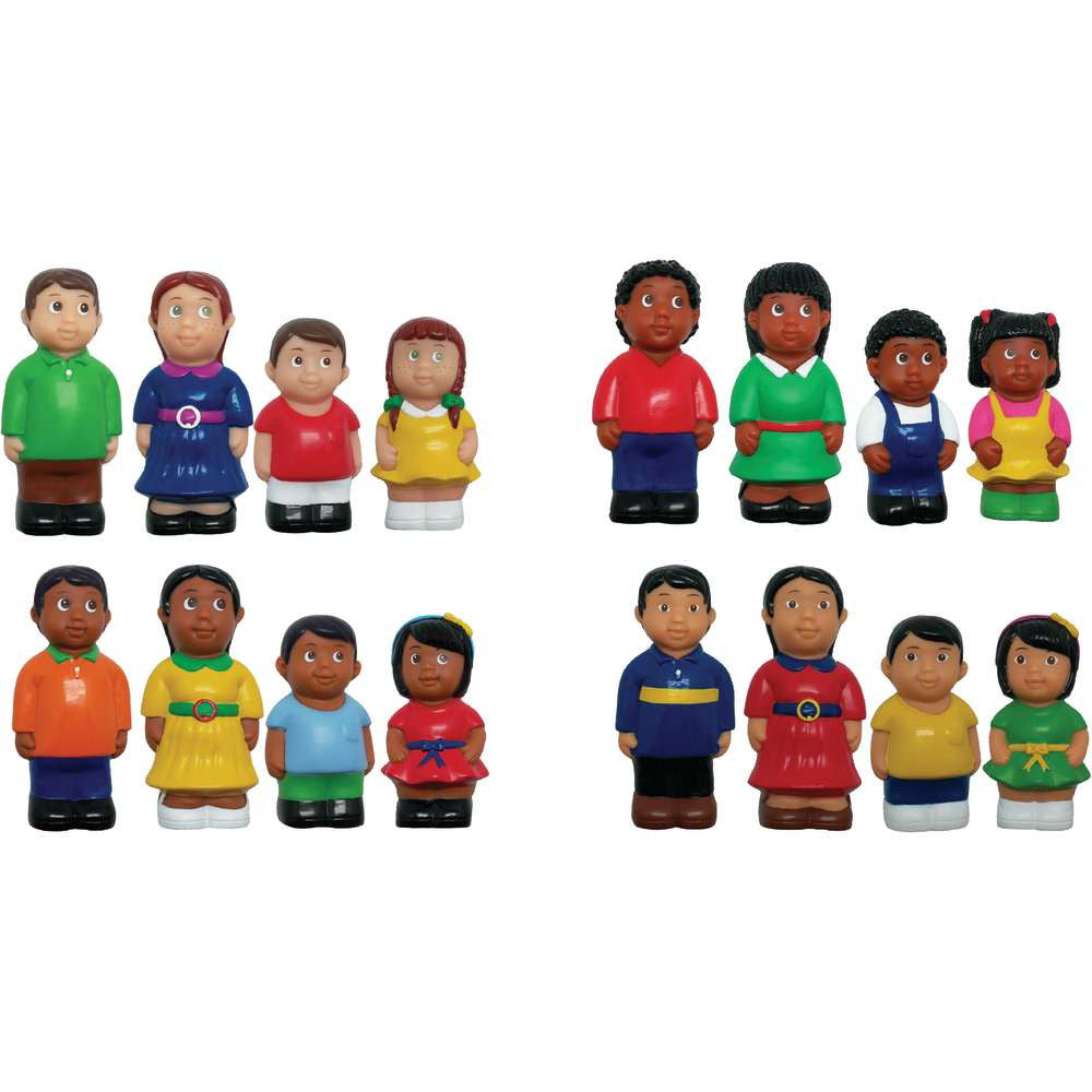 5" Multicultural Family Figures - Set of All 16