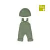 Knitted Doll Outfits 15" - Overall and Beanie Hat