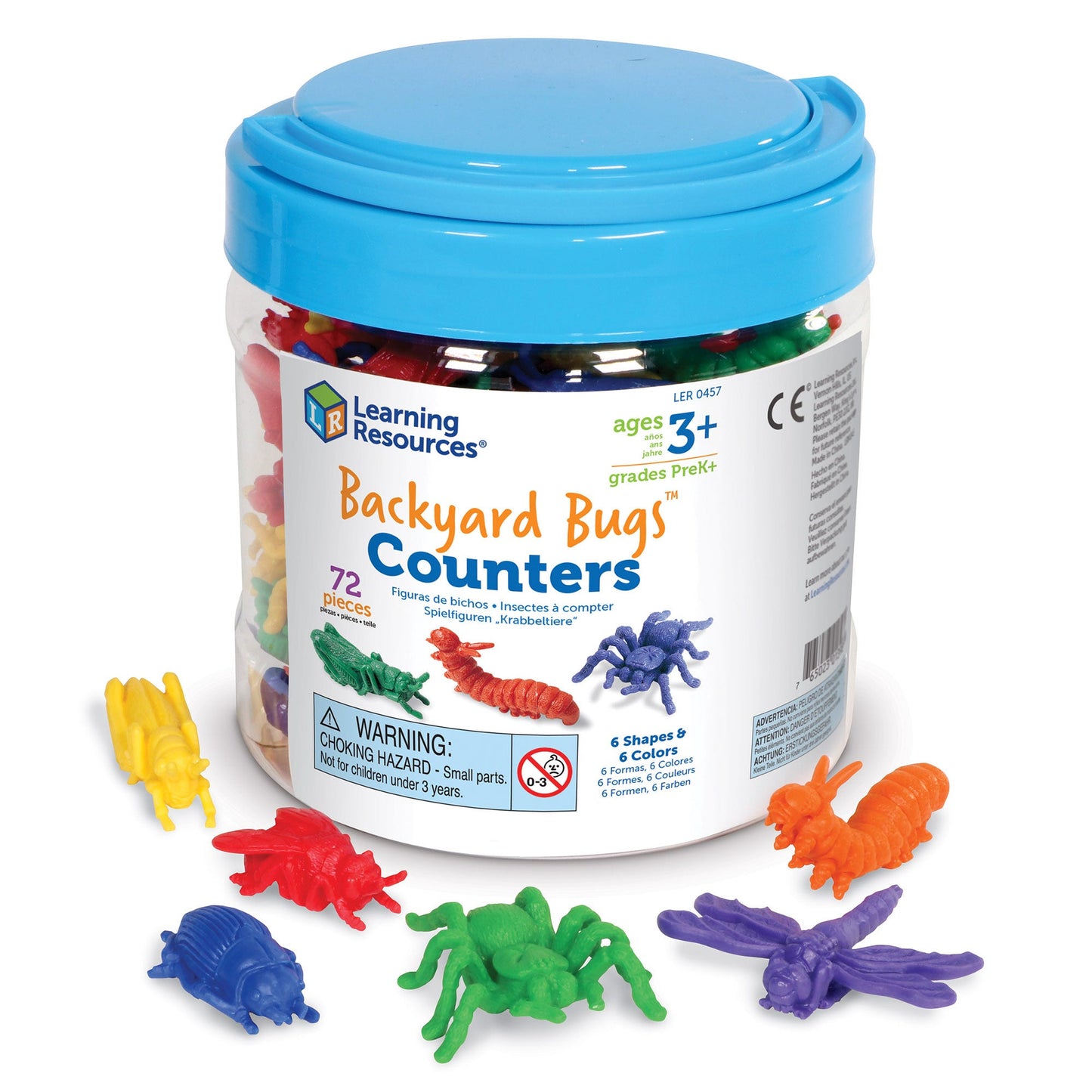 Backyard Bugs™ Counters, Set of 72