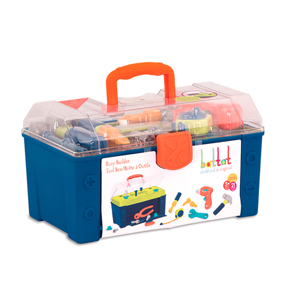 Battat Busy Builder Tool Box 21Pc