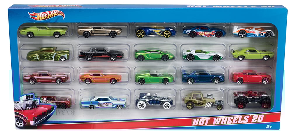 Hot Wheels - 20 Vehicles Pack Assorted