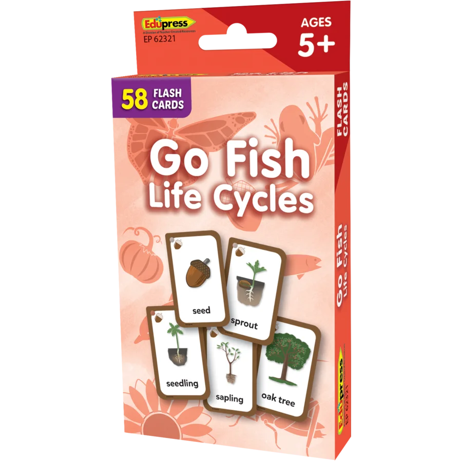 Go Fish: Life Cycles Flash Cards