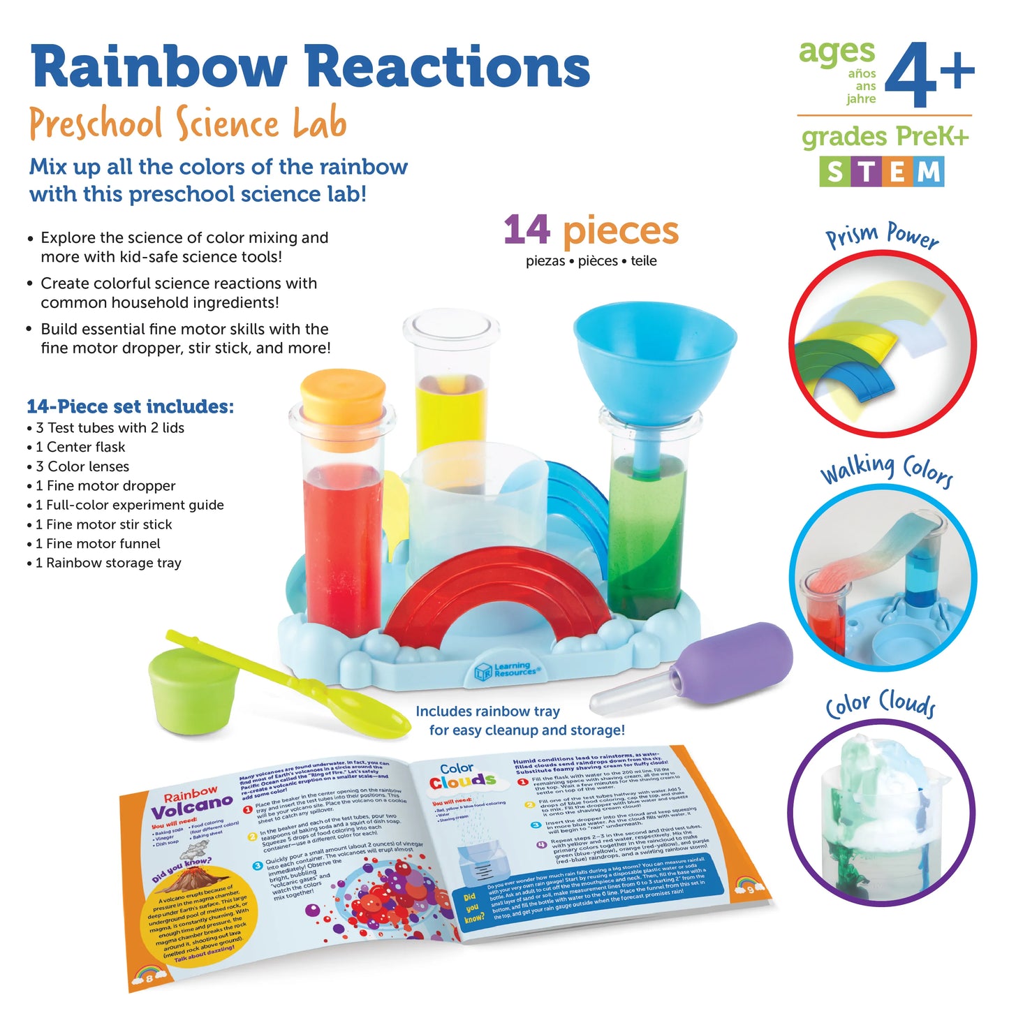 Rainbow Reactions Preschool Science Lab