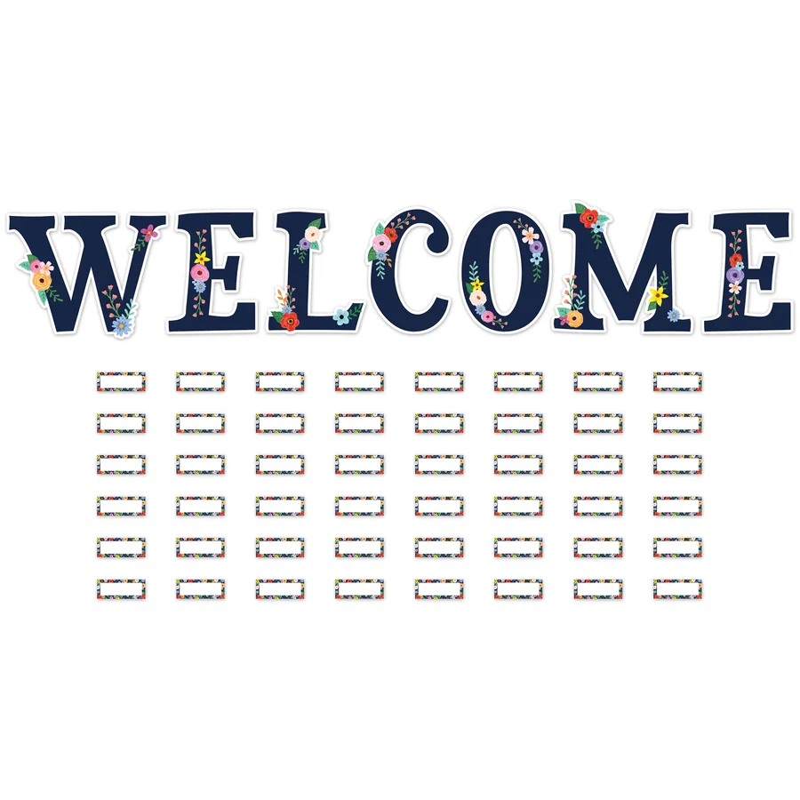 Wildflowers Welcome Bulletin Board