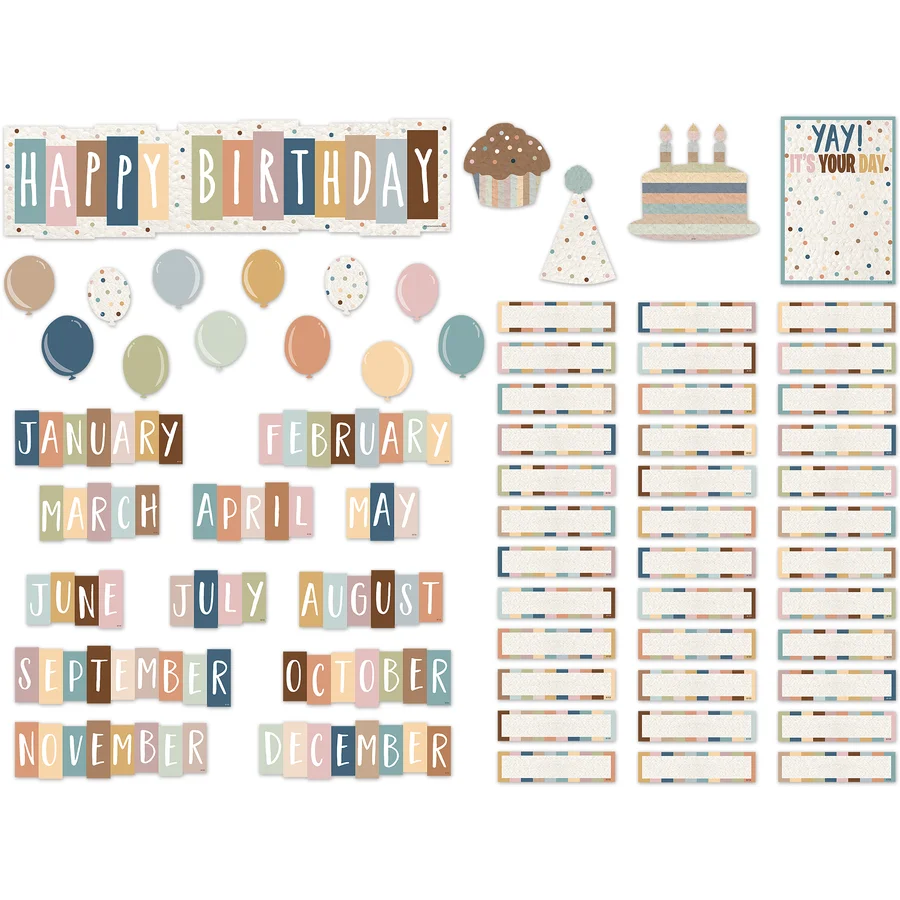 Everyone is Welcome Happy Birthday Mini Bulletin Board