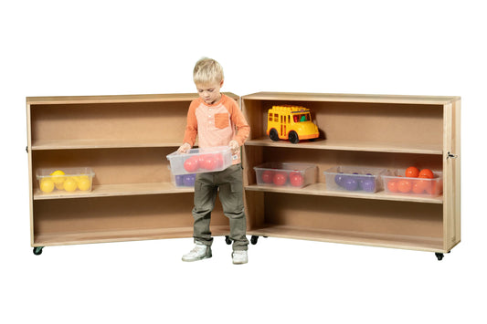 High Adjustable Shelf Unit Hinged