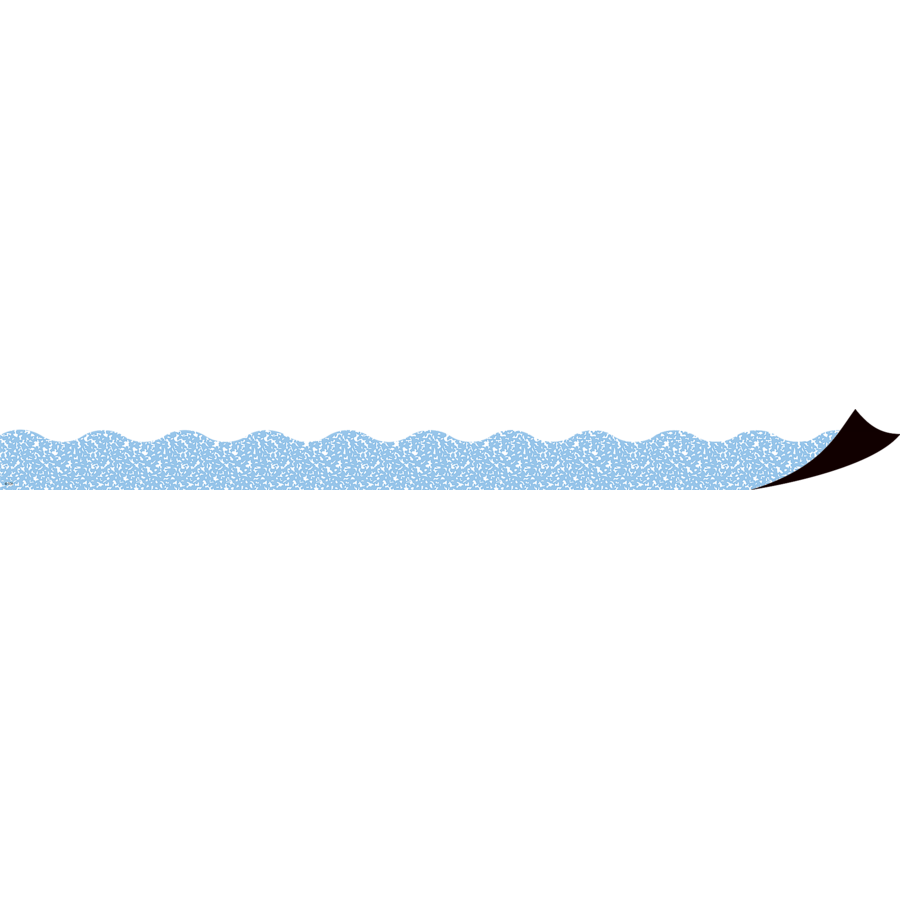 Composition Blue Magnetic Border
