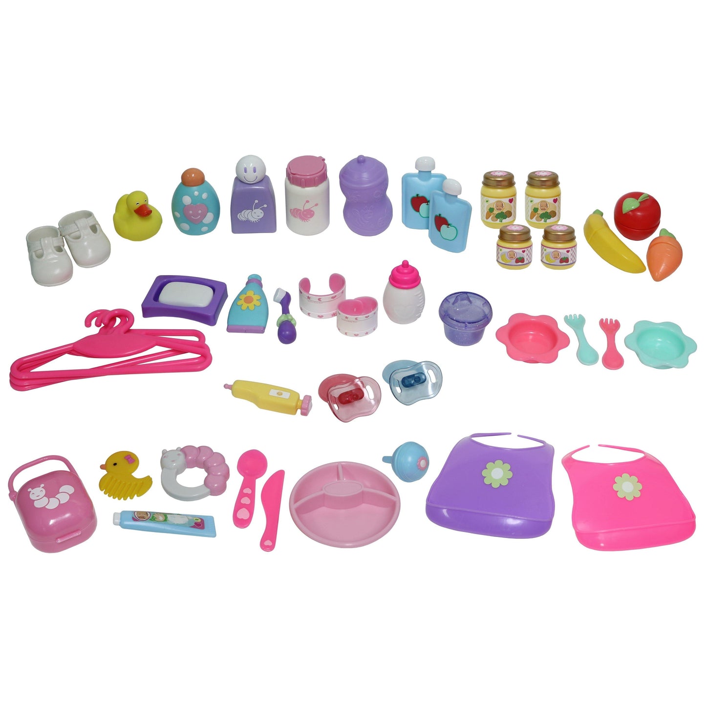 Deluxe Doll Accessory Gift Set - 45 Pieces