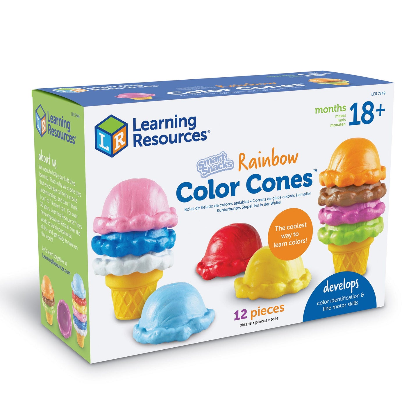 Smart Snacks® Rainbow Color Cones