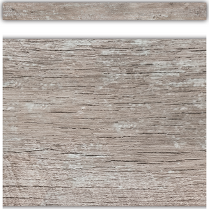 Weathered Wood Straight Border Trim