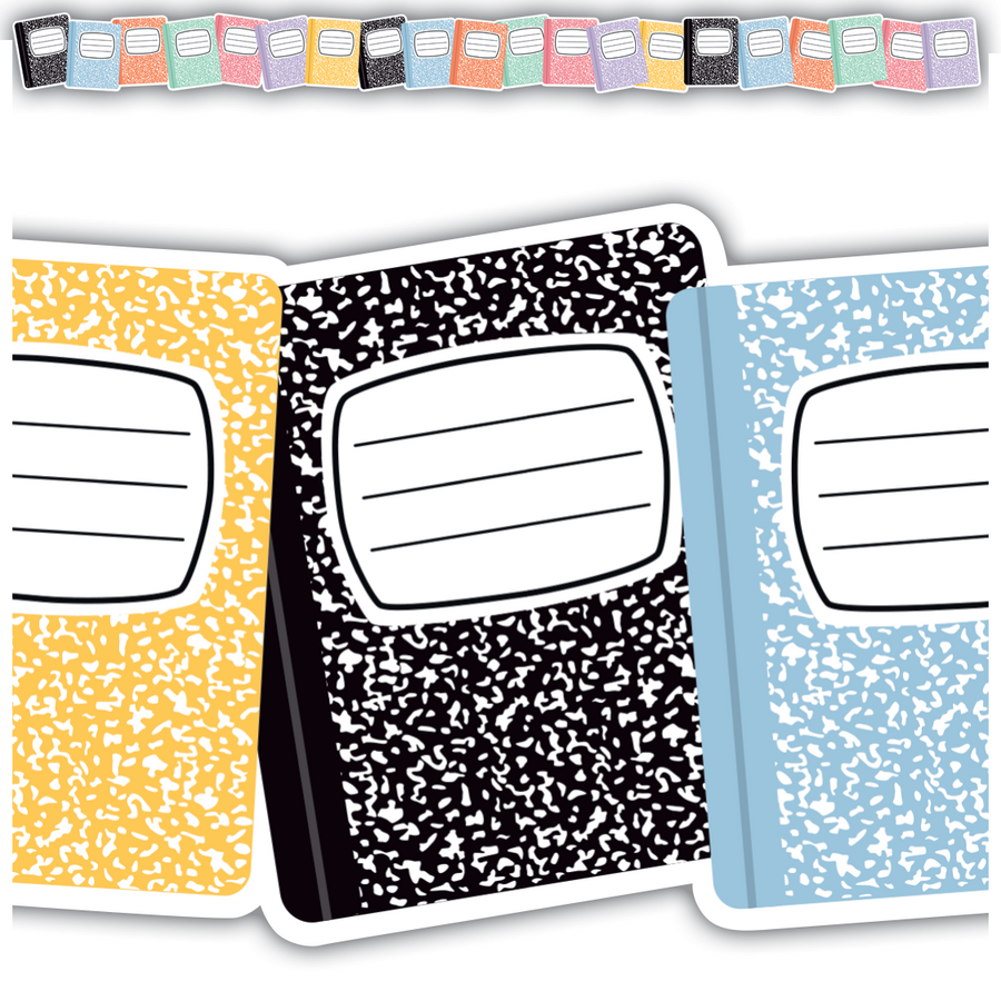 Cool for School Composition Books Die-Cut Border Trimmer