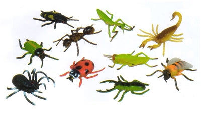 Animal Playsets - Insects 5" (10 Pcs)