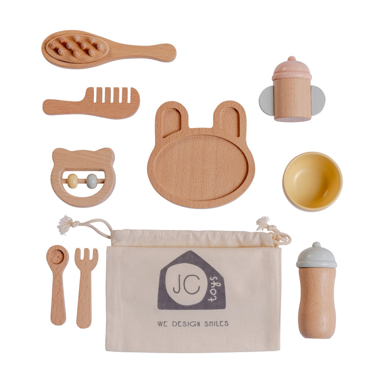 Baby's First Care Set - Wood