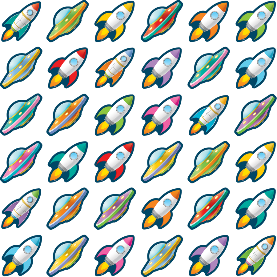 Outer Space Crew Mini Accents