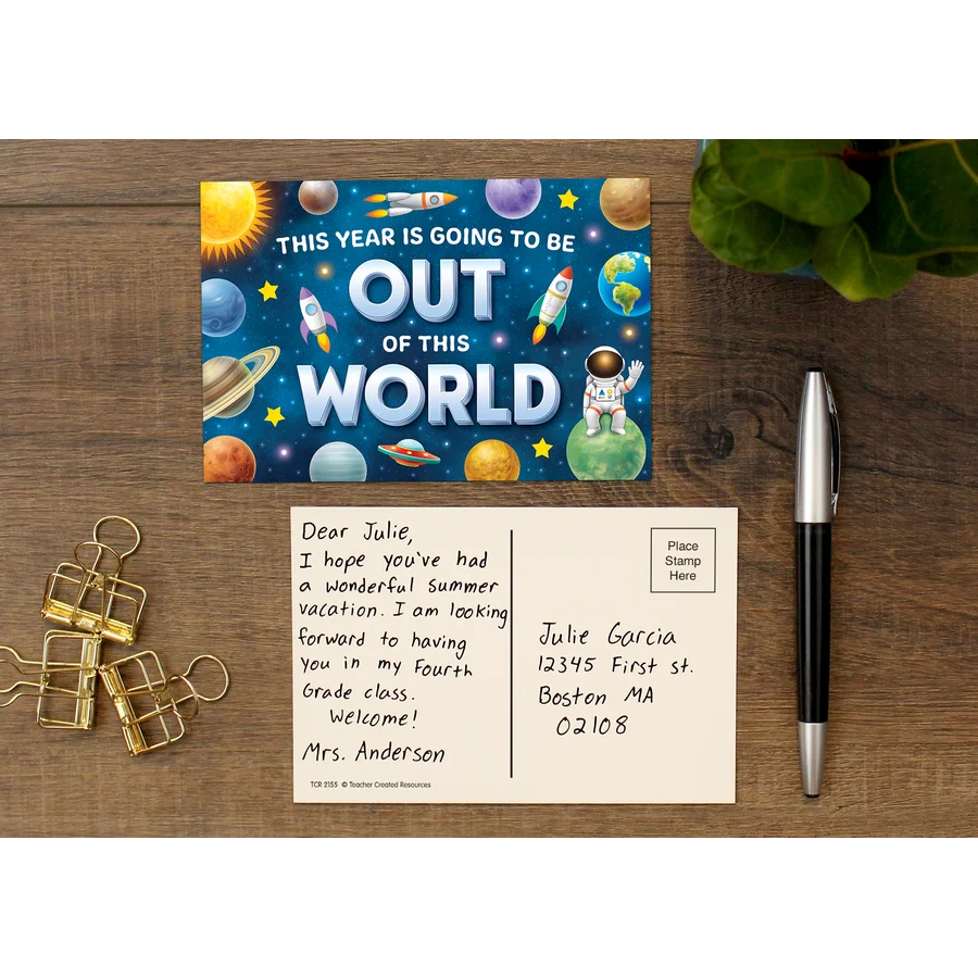 Outer Space Crew Postcards