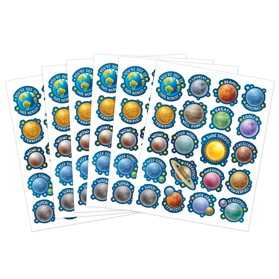 Positive Planets Stickers