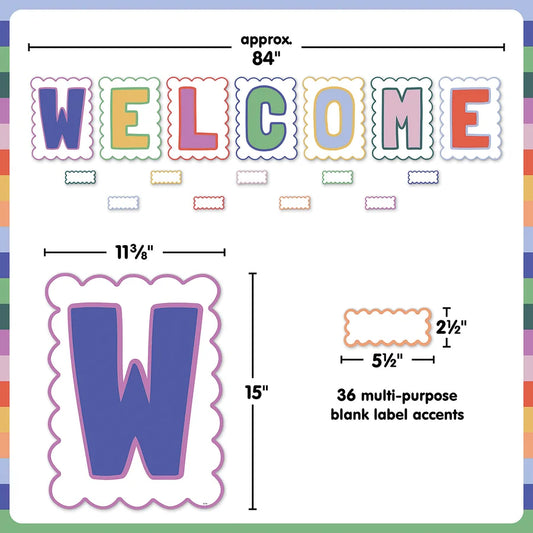 Color Crush Welcome Bulletin Board