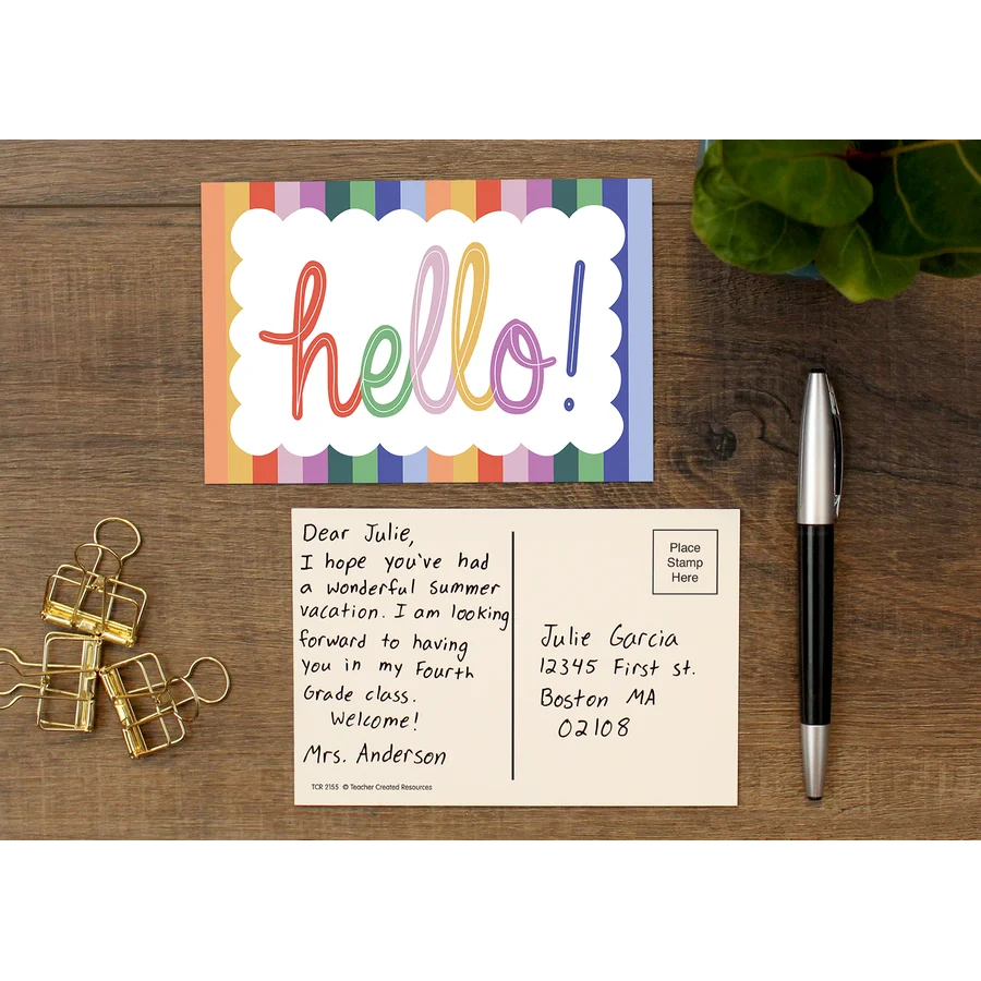 Color Crush Hello Postcards
