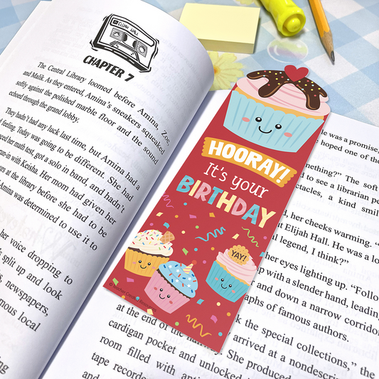 Cupcake Smelly Bookmarks