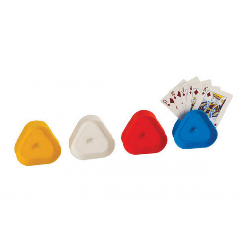 4 Piece Triangular Card Holder