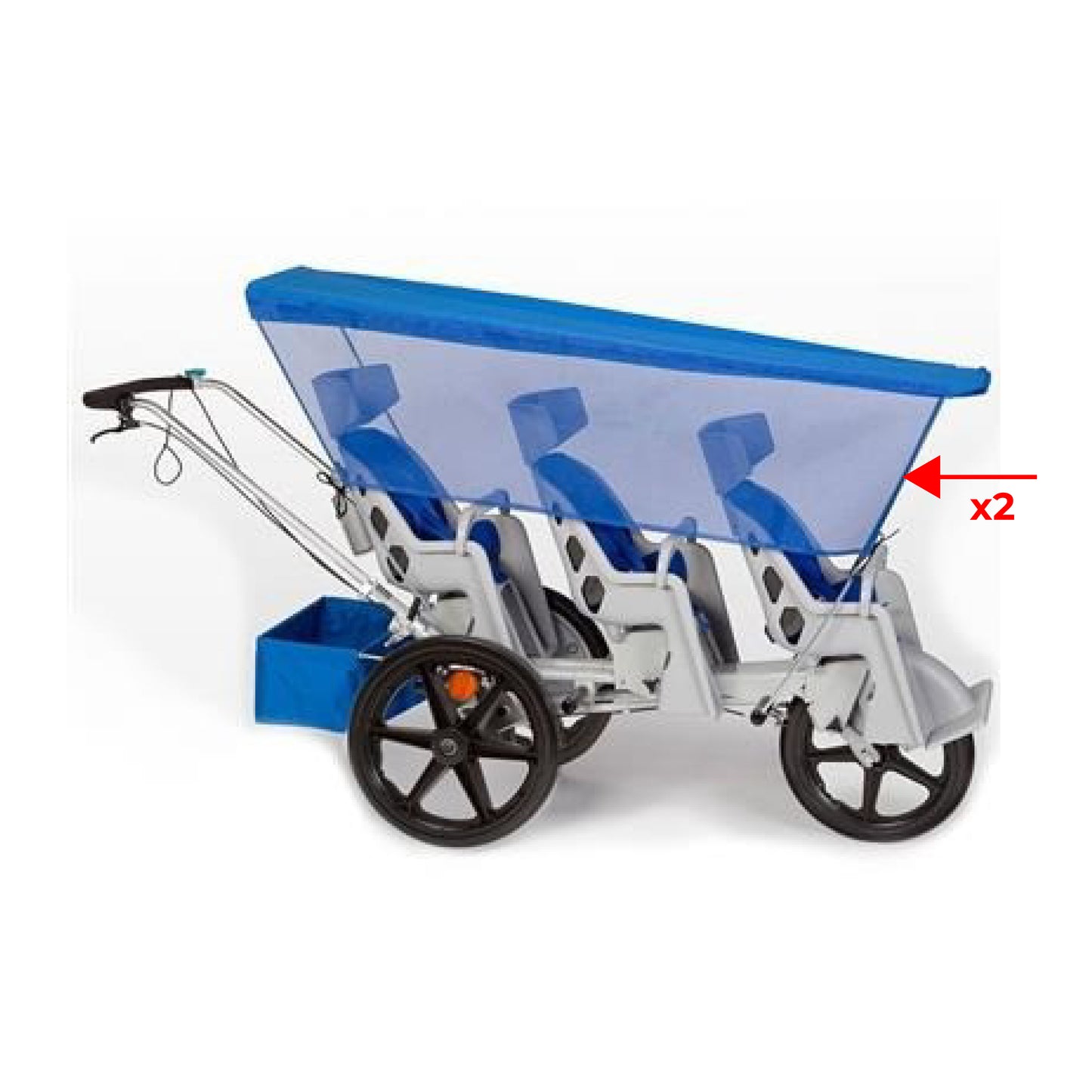 Sides For 3 Seater Sun Canopy - 2 Pieces