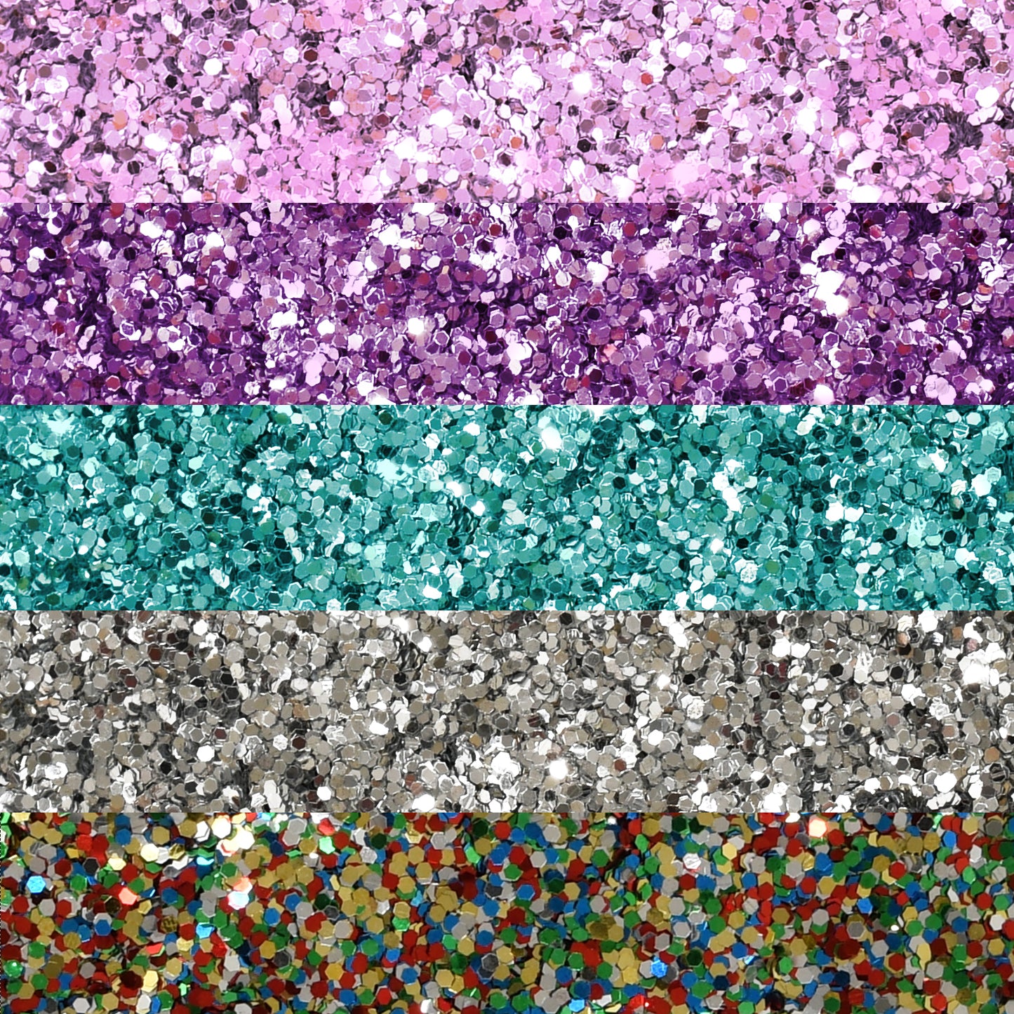 Glitter - Electric Colors (Set Of 5)