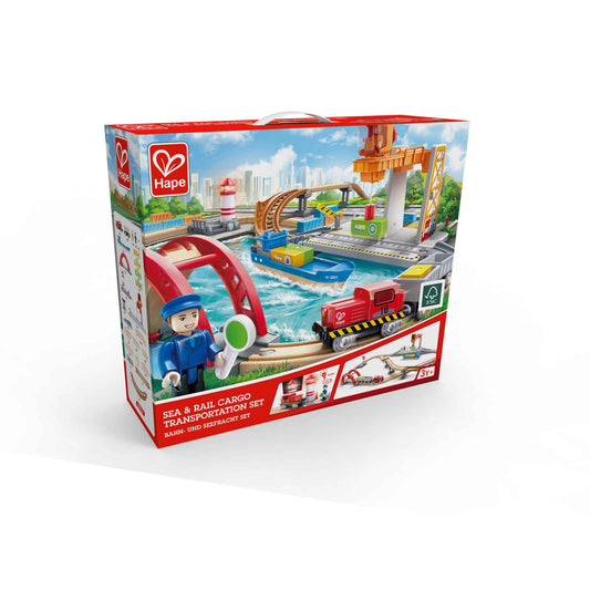 Sea & Rail Cargo Transportation Set