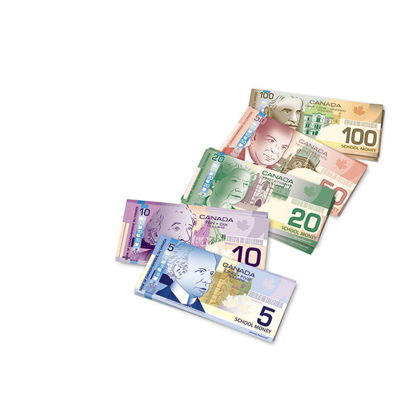 Argent pour le portefeuille - devise canadienne