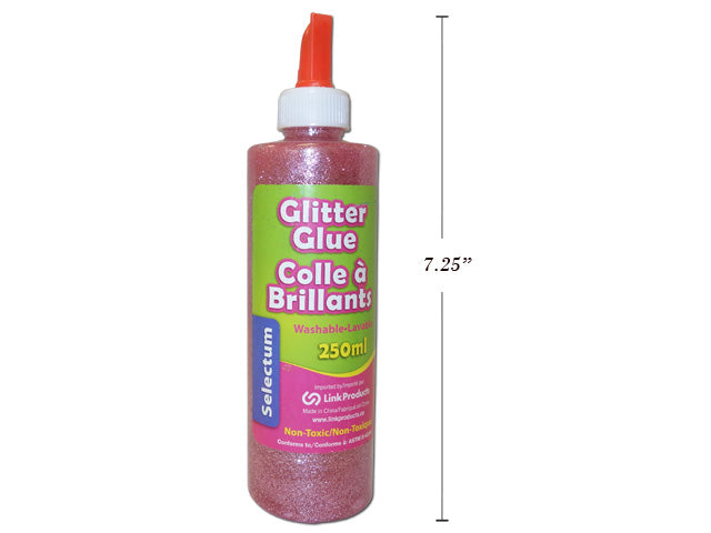 Sparkling Glitter Glue - Pink - 250ml