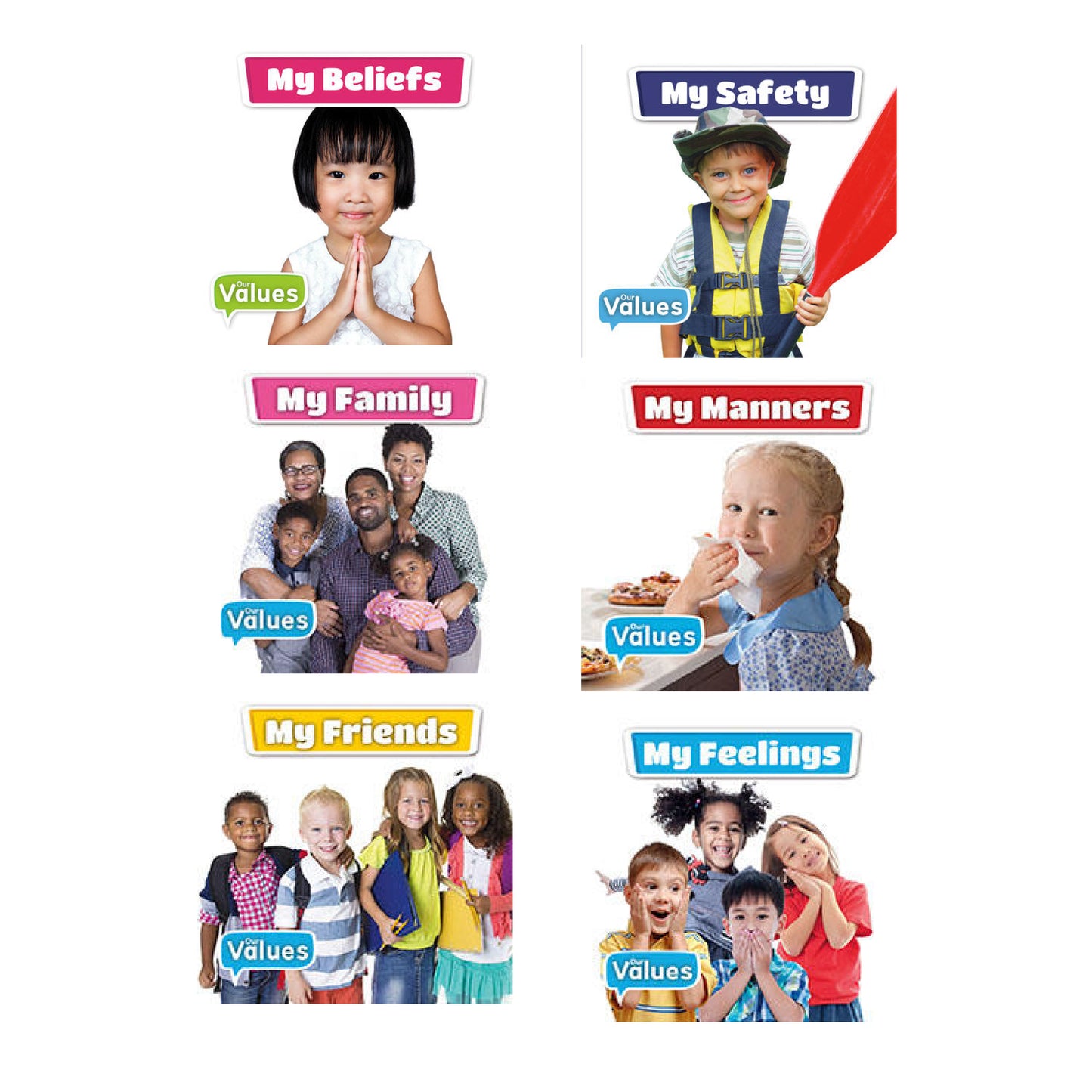 Our Values Series Level 1 Set 5 - Set of 6 Books