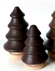 Autumn Painted Wood Trees